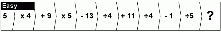 Easy Brain Challenge